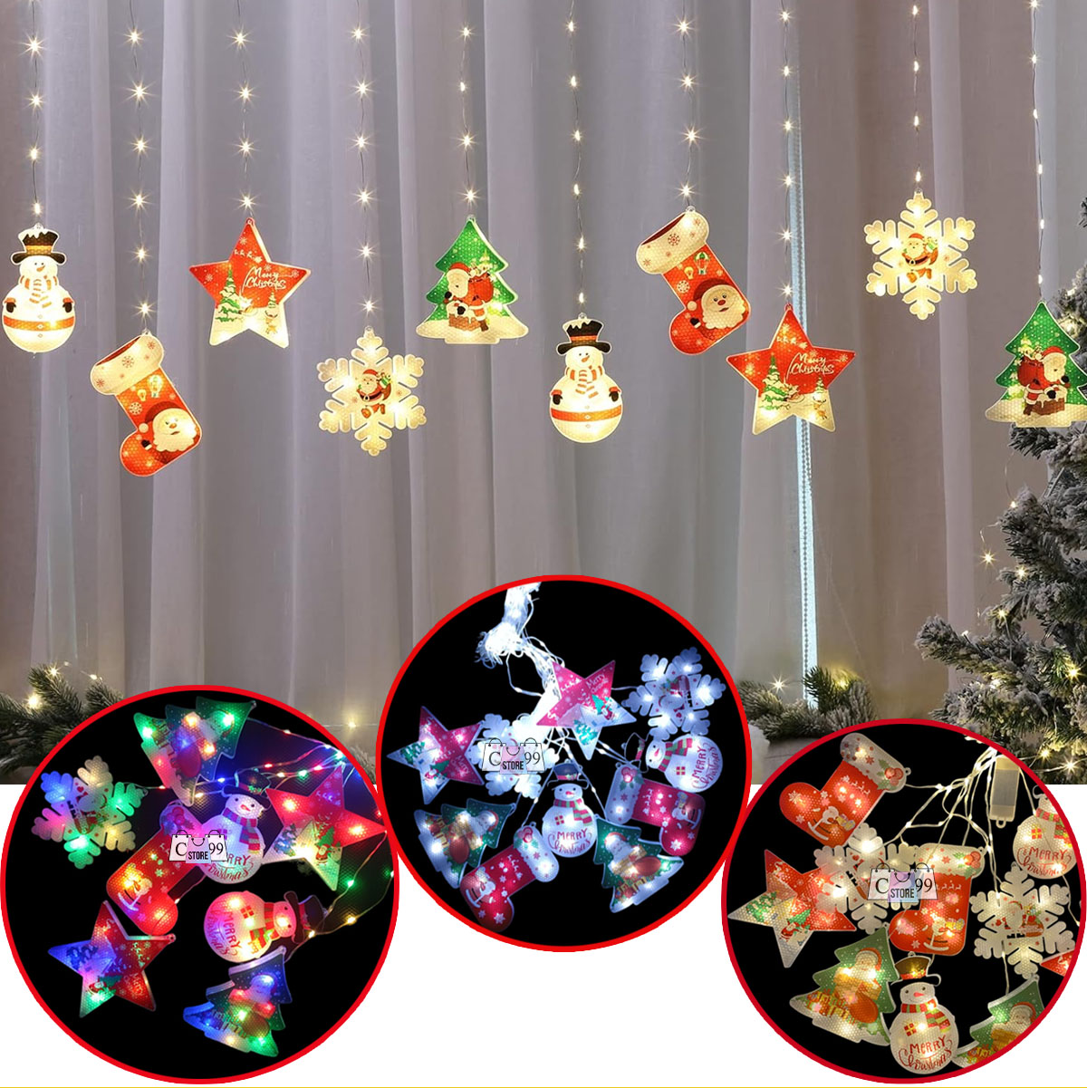 Instalación Figuras Navideña  Navideñas